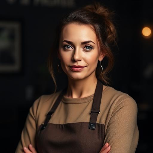 Retrato de Marta Nogueira, proprietário de barbearia em Braga